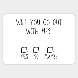 Check Yes or No - Brown Sugar Movie Magnet